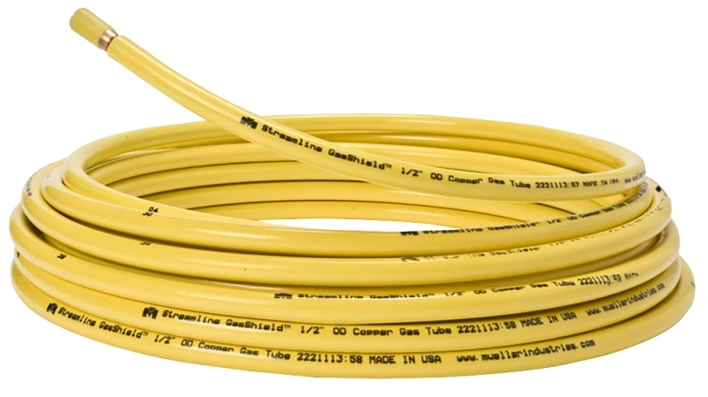 1/2 In. X 50 Ft. Plastic Coated Copper Coil For Versatile Applications