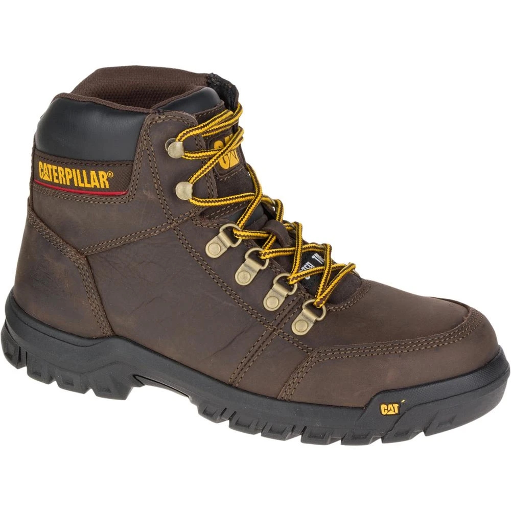 Outline Steel-Toe Boots with Oiled Leather Upper, Men's Size 13 Wide