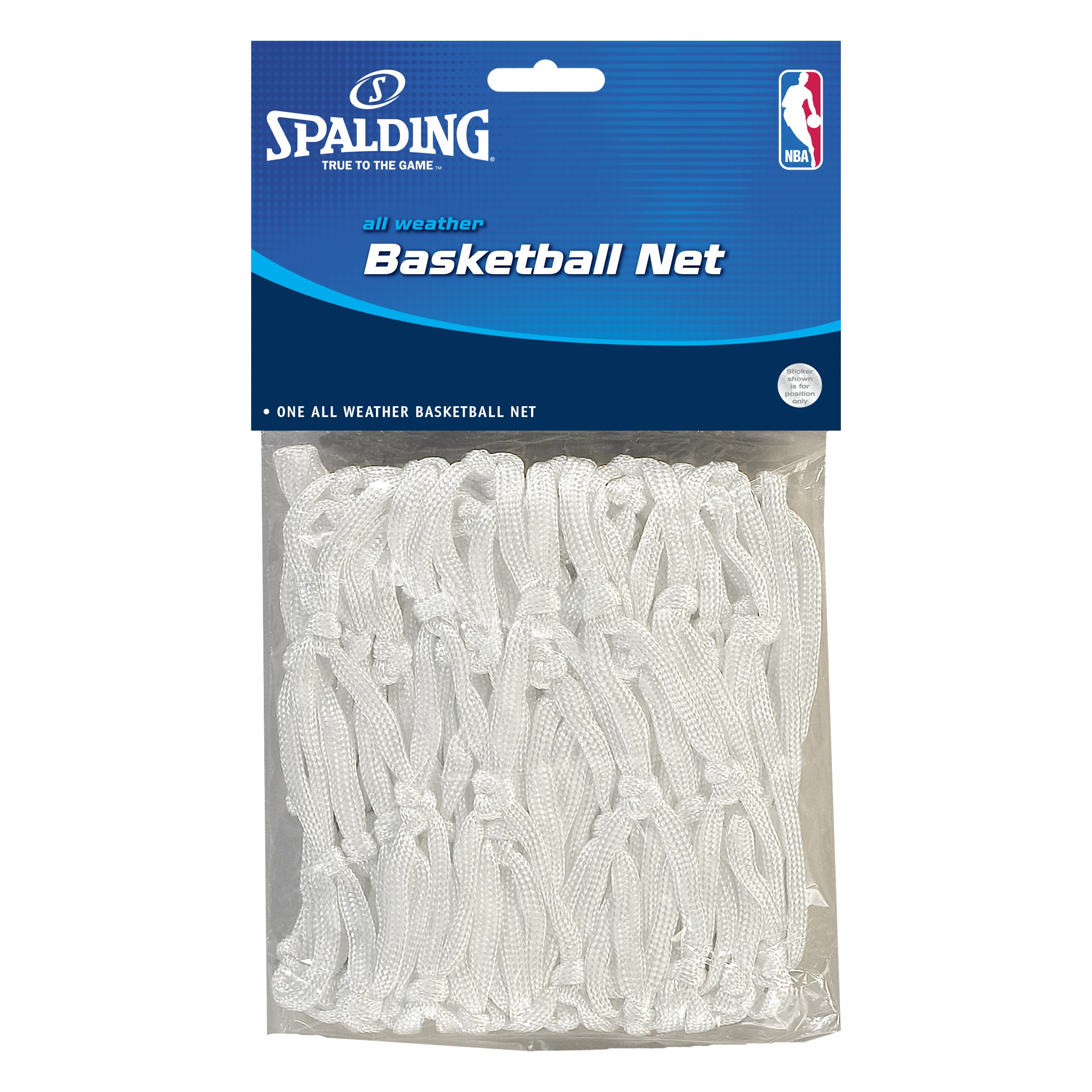 All-weather Basketball Net, Model 8284sp, Durable White Design