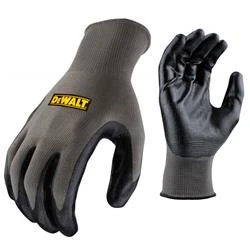 Large Work Gloves with Nitrile Palm for Enhanced Grip and Durability