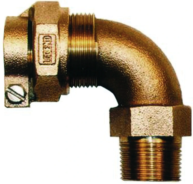 Lead Free Water Service Elbow, 3/4 In. Cts Pak X Mip, Model 313-324nl