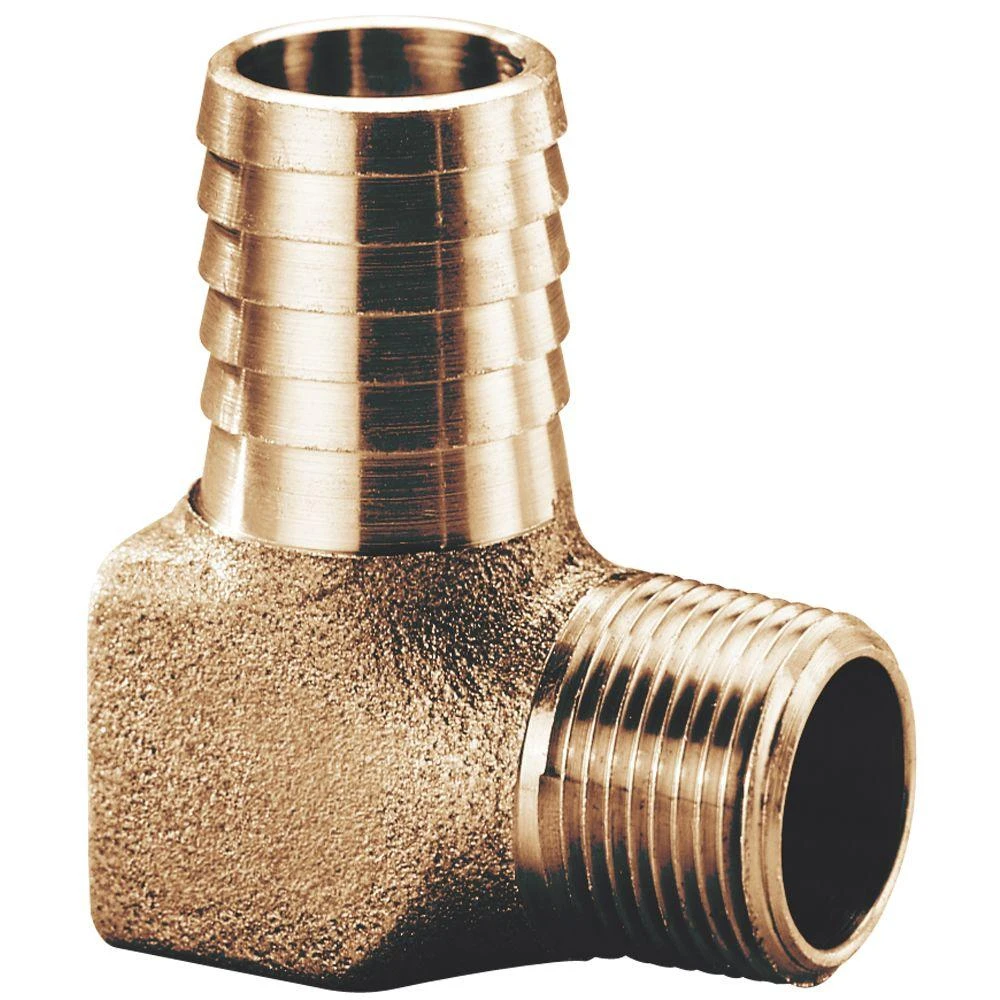 Brass Hydrant Elbow, 3/4 Inch by 1 Inch, Durable Plumbing Fitting