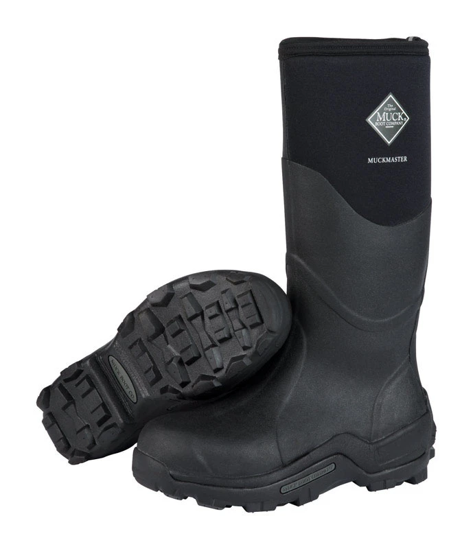 Muckmaster Men's Waterproof Boots 10 Us Black