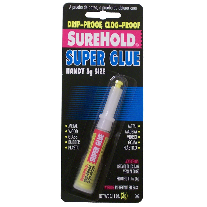 0.11 Oz. Liquid Super Glue - Fast Setting Adhesive For Multiple Surfaces