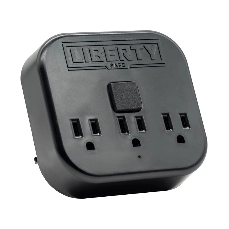 Black Power Outlet Kit For Gun Safes - Model 11015-011