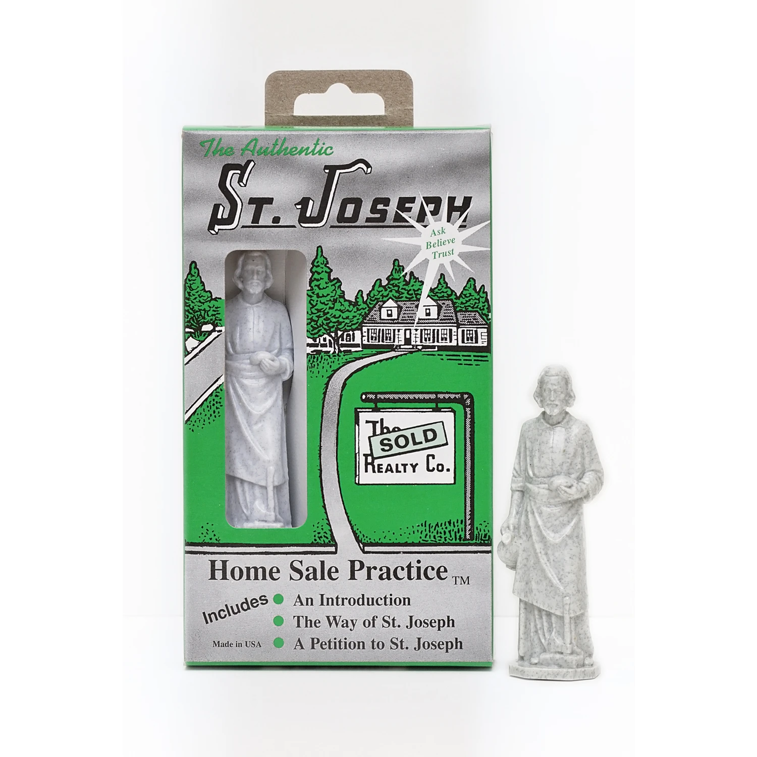 Saint Joseph Statue for Home Sale Practice, Religious Figurine for Blessing and Protection
