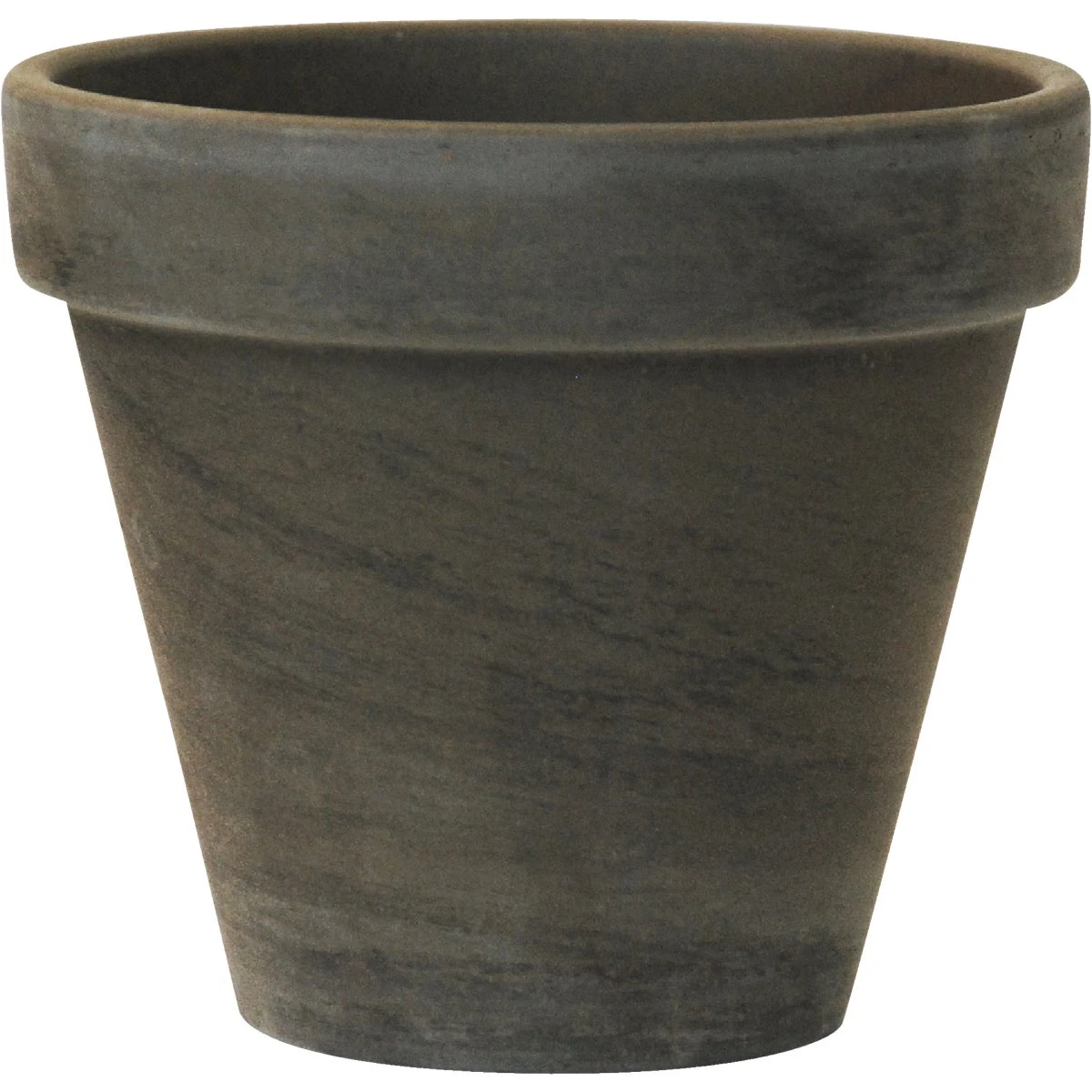 Dark Basalt Clay Standard Flower Pot 3-3/4 In. H. X 4-1/2 In. Dia.