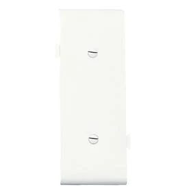 Pass and Seymour White Nylon Blank Center Sectional Wall Plate