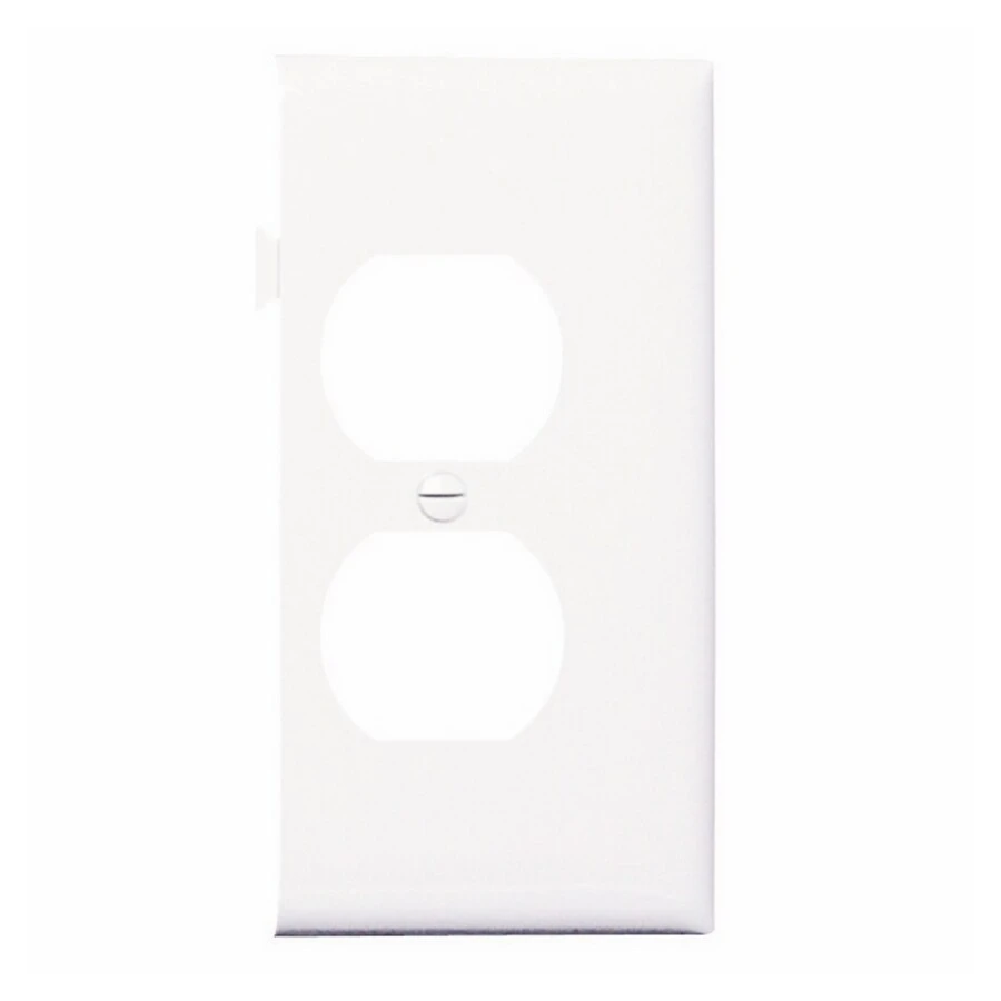 Pass and Seymour White Duplex Sectional Nylon Wall Plate