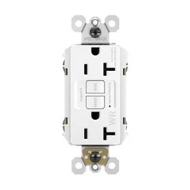 20 Amp Tamper Resistant Weather Resistant Gfci Receptacle, Model 2097trwrwccd4