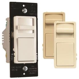 Pass and Seymour Wide Slide Decorator Dimmer Switch for CFL and LED, 450 Watts