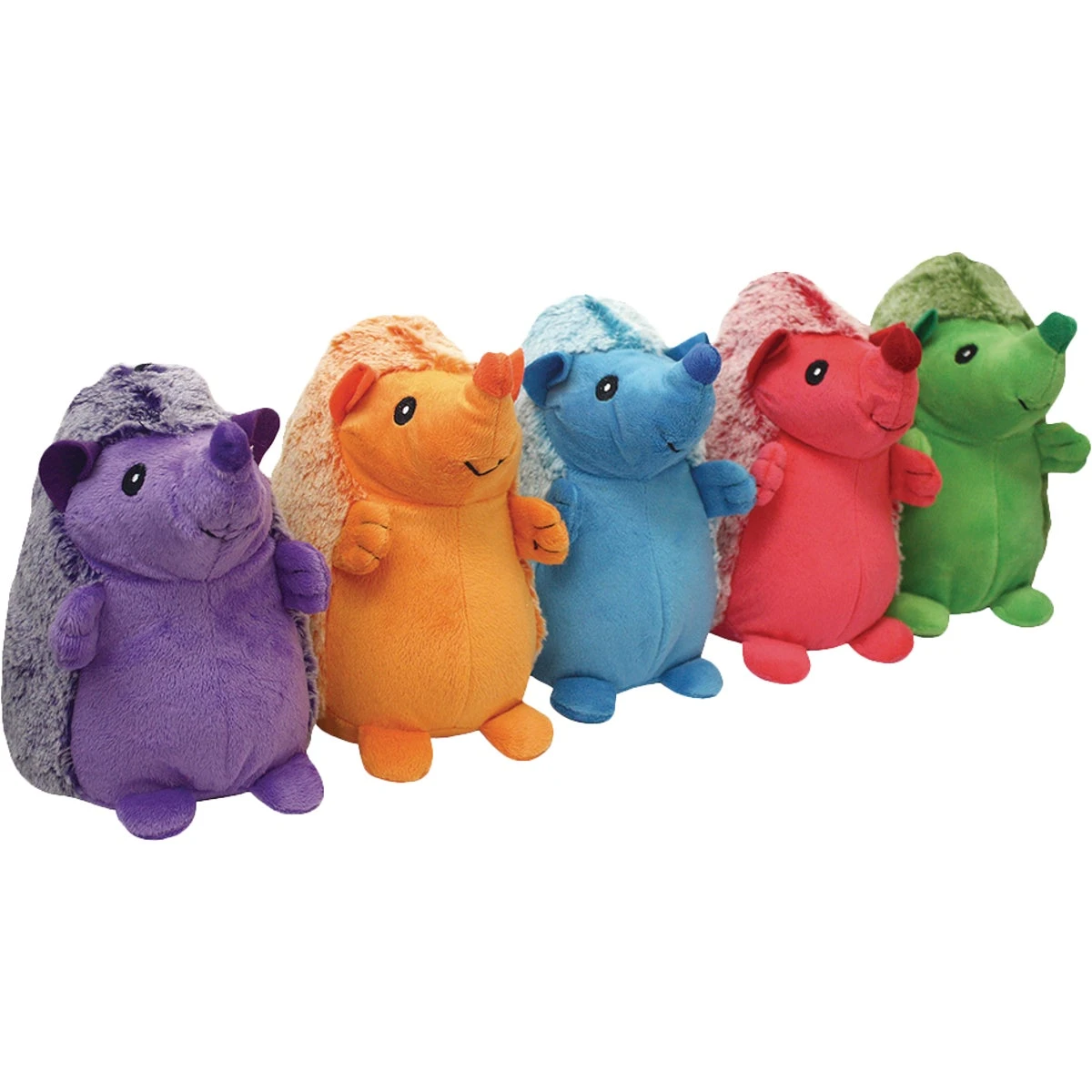 Hedgehog Plush Squeak Toy for Dogs, 8 Inch Soft Durable Pet Chew Toy