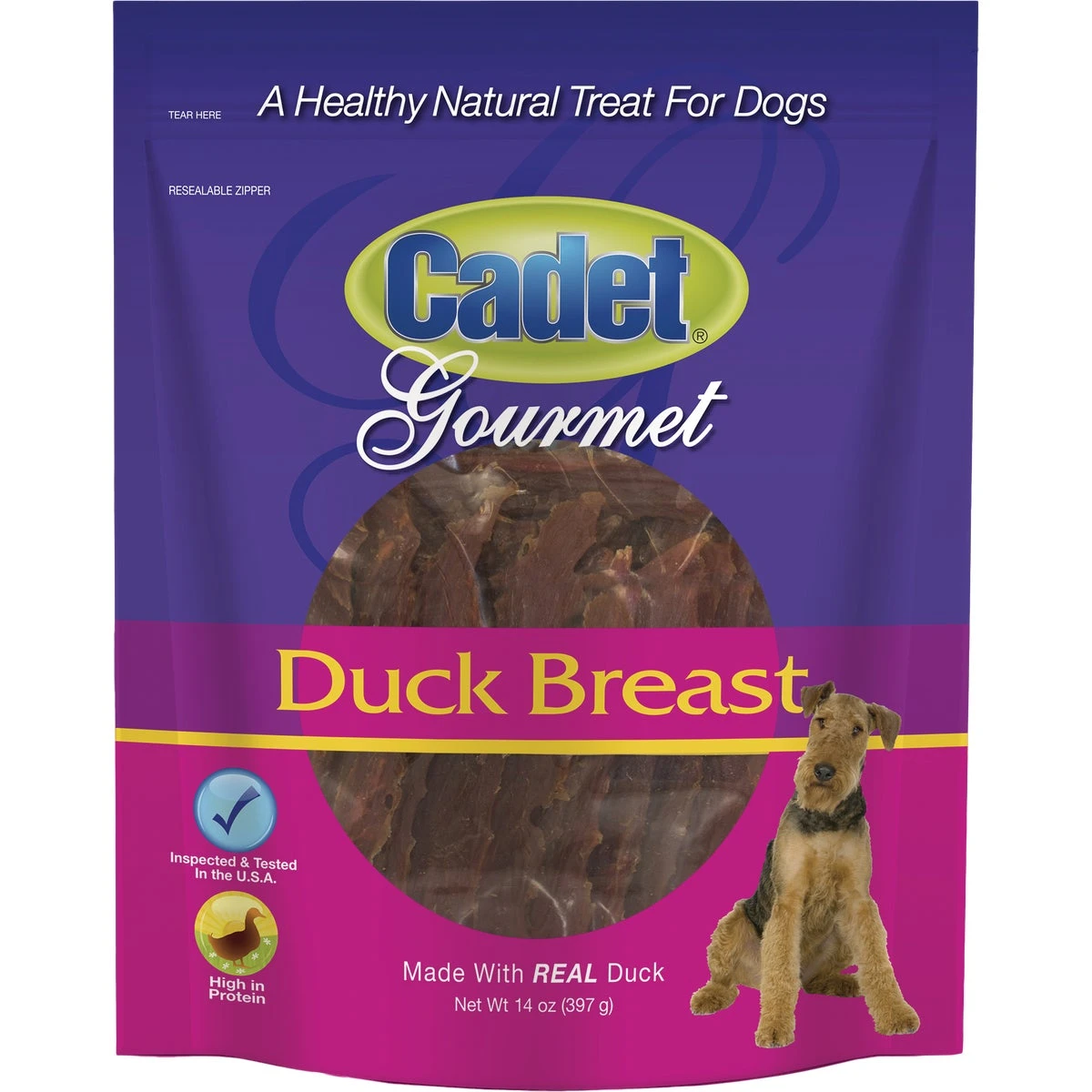 Gourmet Duck Breast Dog Treat, 14 Ounce, Single Count Package
