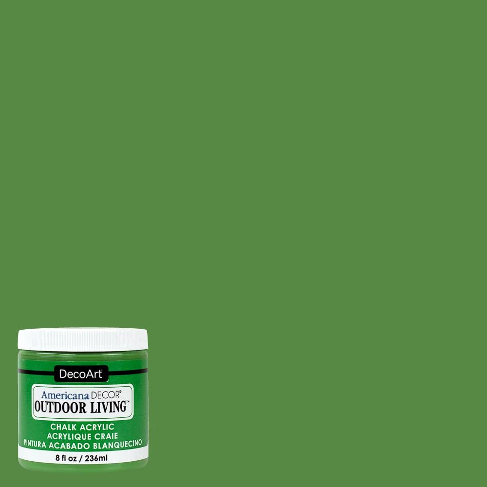 Americana Decor Outdoor Living Craft Paint 8 Ounce Lily Pad Green