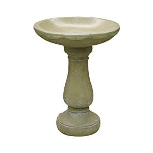 Concrete Birdbath - Durable Outdoor Garden Decor - Set Of 4