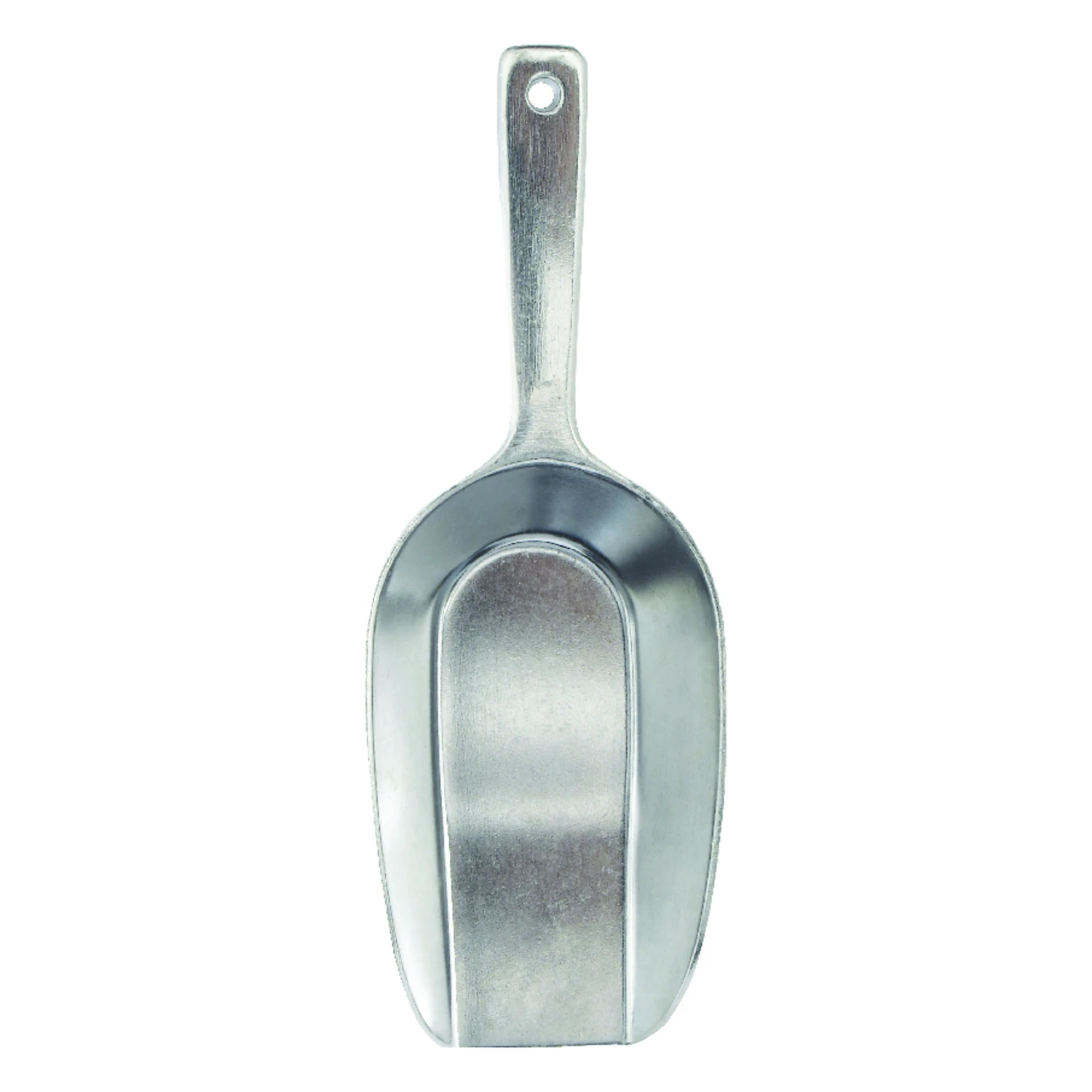 2.4 Oz. Aluminum Flat Bottom Scoop - Heavyweight Anodized Aluminum
