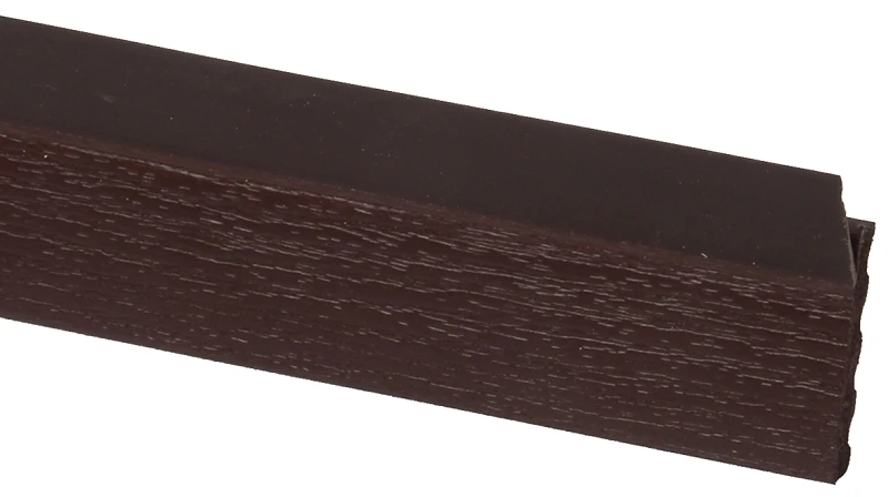 Garage Door Weatherstripping, Brown Pvc, 2 In. X 9 Ft., Model 236009707