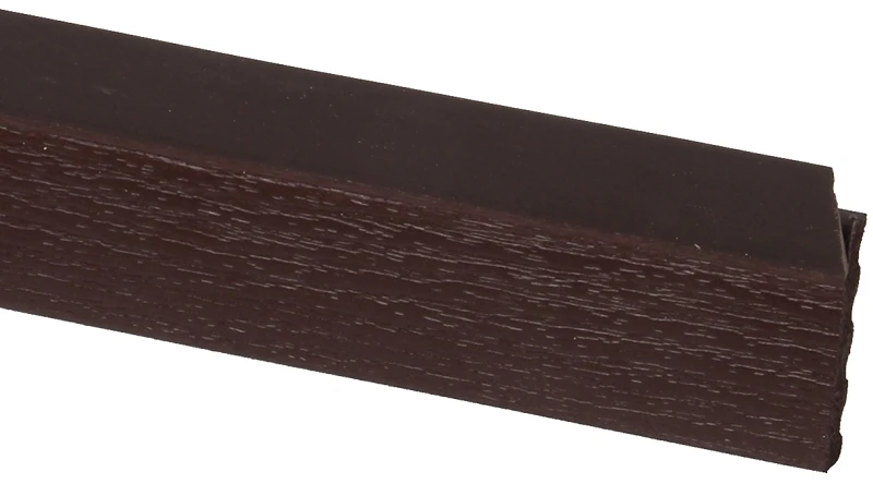 Garage Door Weatherstripping, Brown Pvc, 2 In. X 7 Ft. - Jambseal Model 236007707