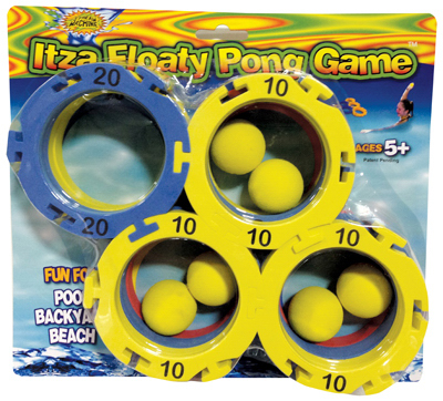 Itza Floaty Pong Pool Game For 2 Or More Players With Foam Balls