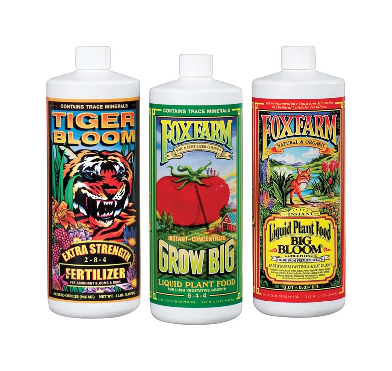 Nutrient Trio Soil Formula, Three Pack, One Quart Each Bottle