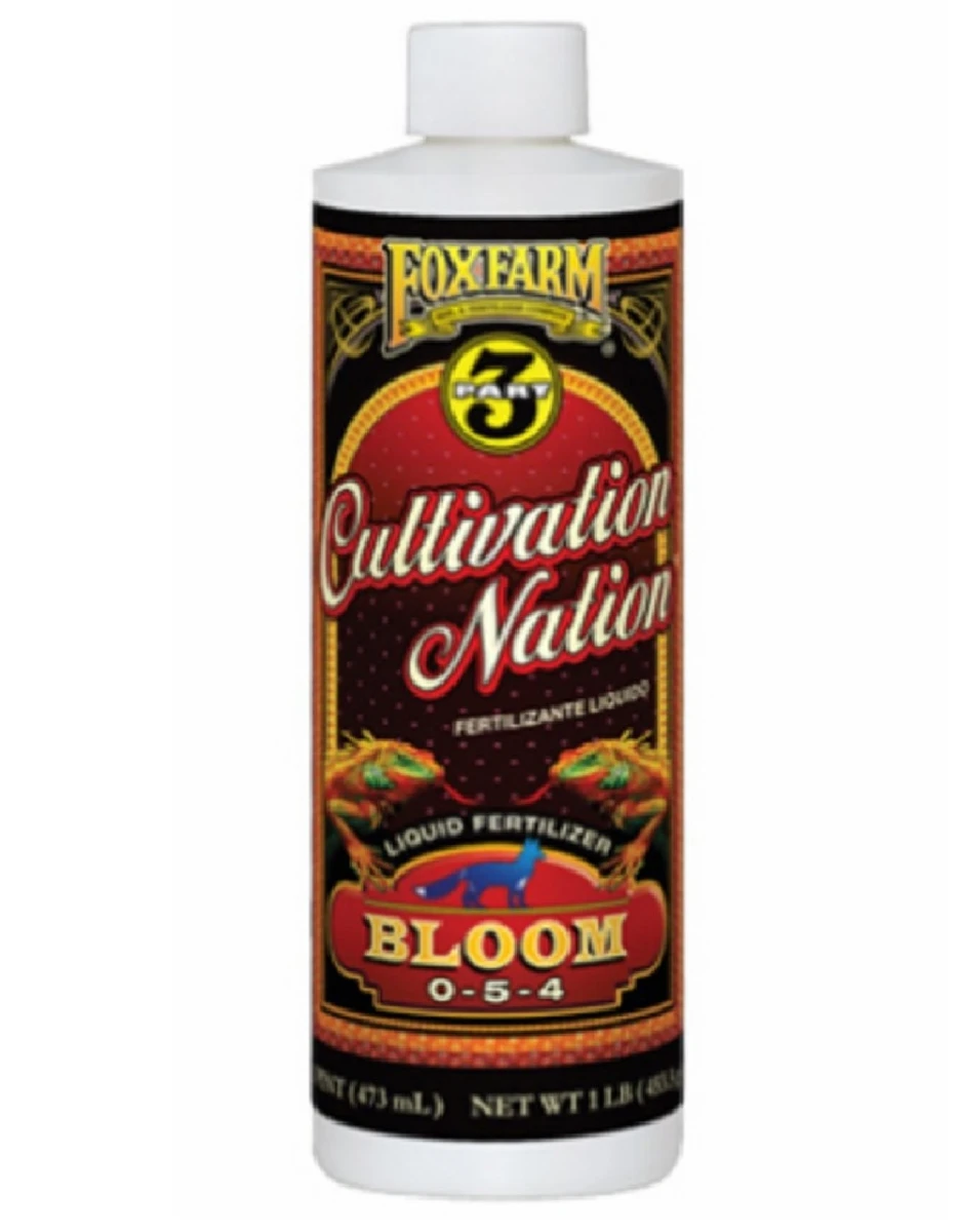 Cultivation Nation Bloom Liquid Nutrient Part Three of Three One Pint