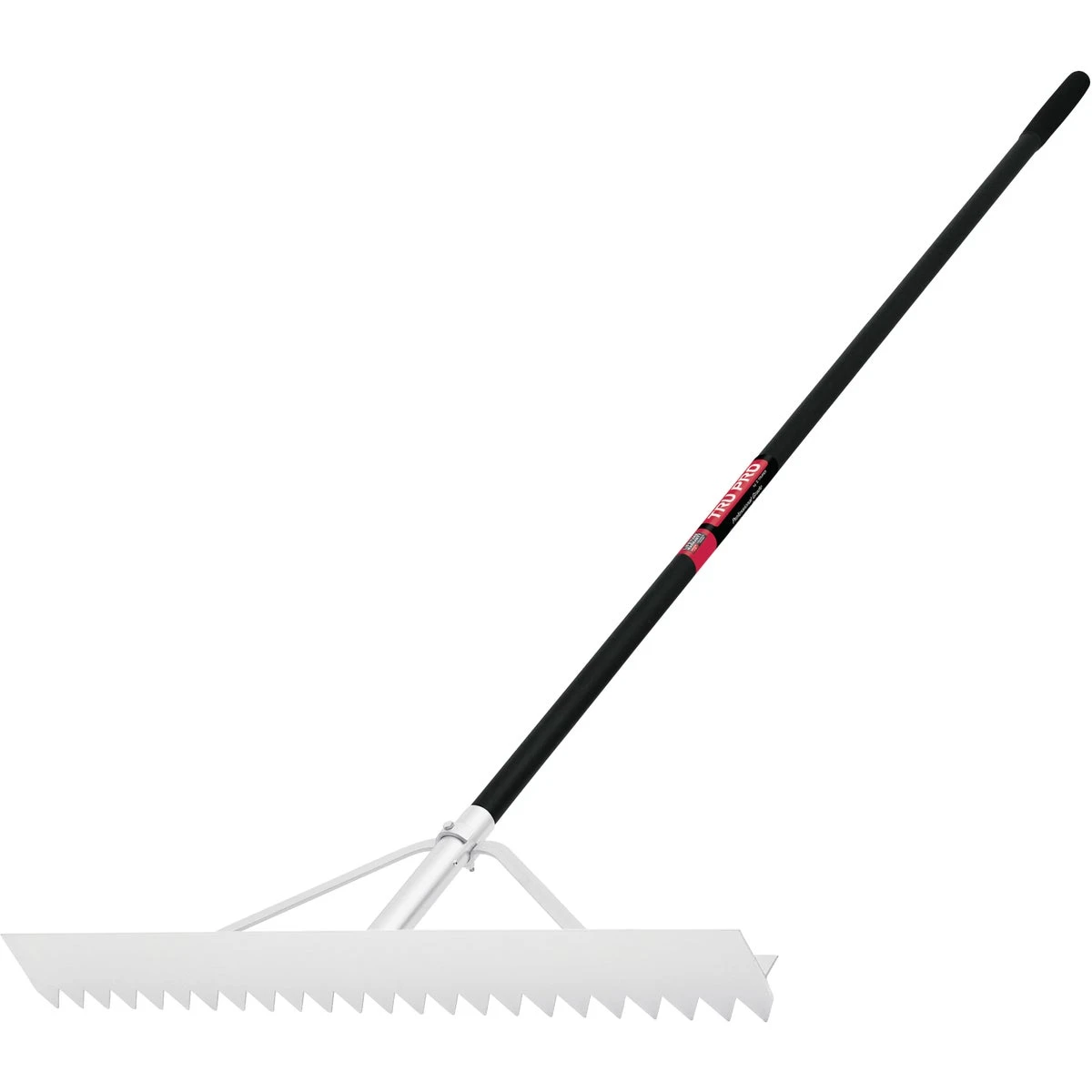 36 Inch Aluminum Asphalt Landscape Rake With 20 Tines And Lifetime Warranty