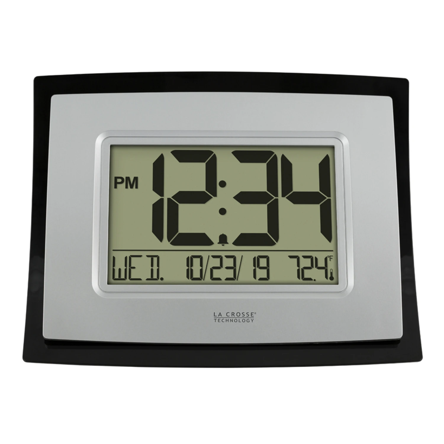 Digital Alarm Clock with Temperature Display, 6.8 by 8.6 Inches