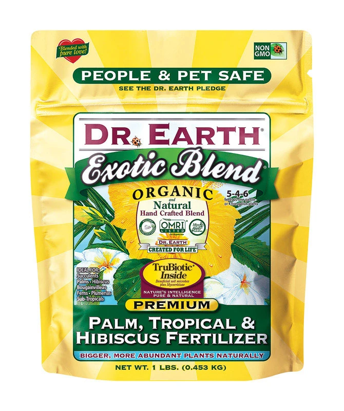 Exotic Blend Organic Fertilizer For Tropical Plants, 1 Pound