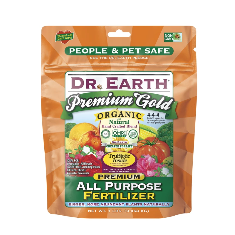 Premium Gold Organic All-purpose Fertilizer, 1 Pound - Non-gmo Plant Food