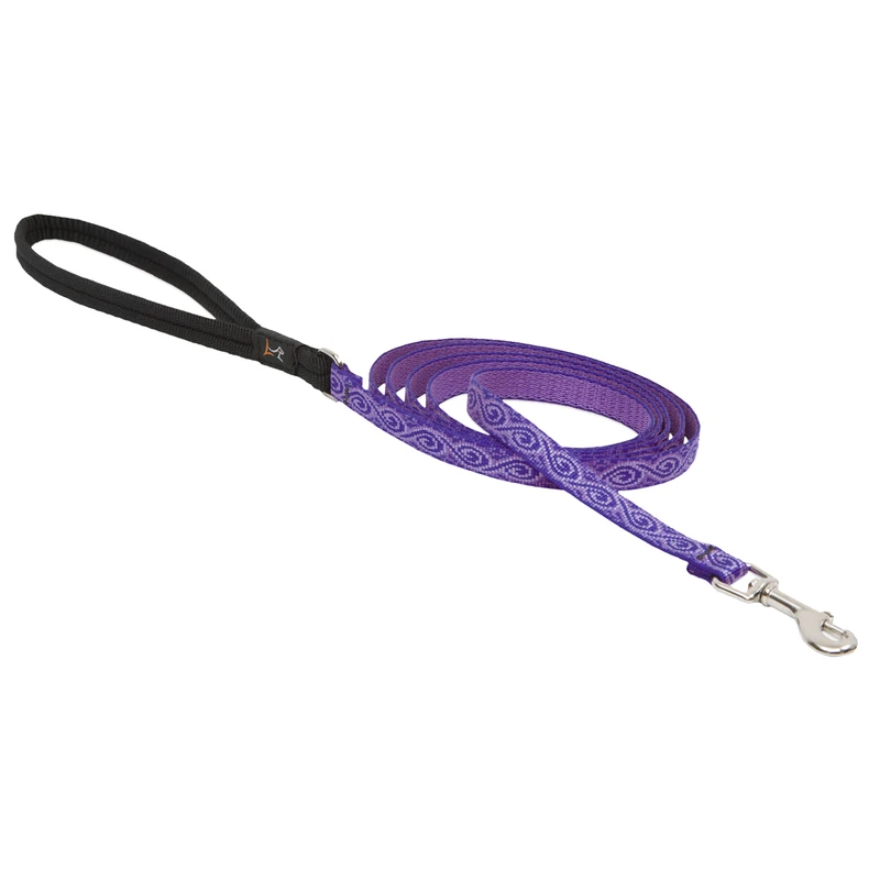 Dog Leash with Jelly Roll Pattern, One Half Inch by Six Feet