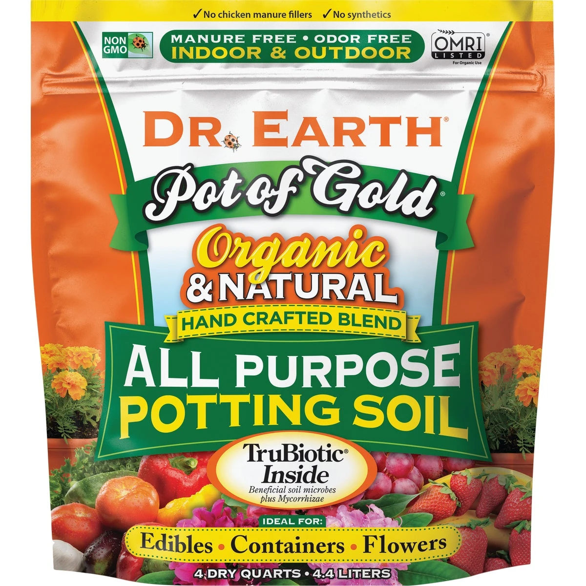 Pot of Gold All-Purpose Potting Soil, 4 Quart Container