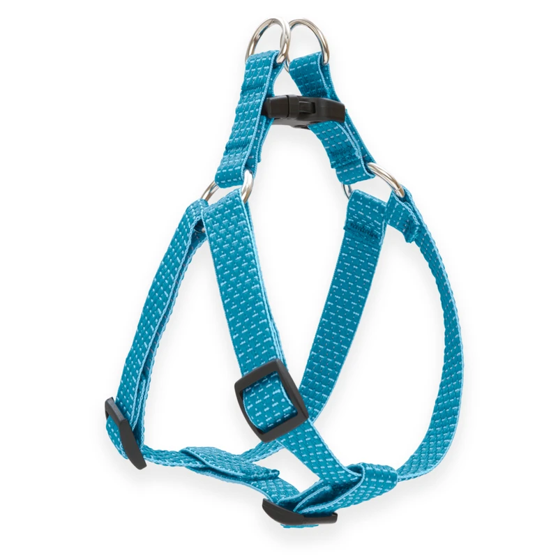 Eco Step-in Dog Harness, Non-restrictive, Tropical Sea, 3/4 X 20 To 30-inch