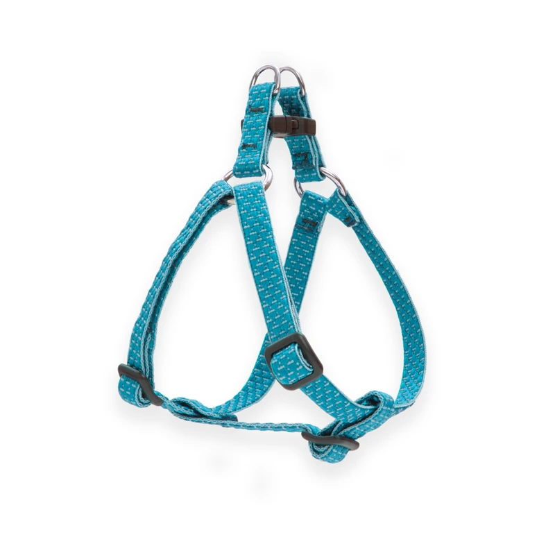 Eco Step-in Dog Harness, Non-restrictive, Tropical Sea, 1/2 X 12 To 18-inch