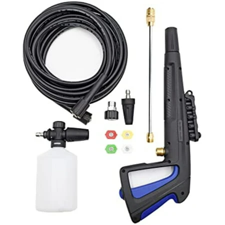 Pw909300k Quick Connect Power Washer Trigger Gun Kit With Hose And Foam Cannon