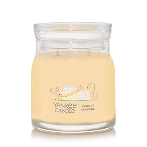 13 Oz. Vanilla Cupcake Medium Jar Candle With 2 Wicks
