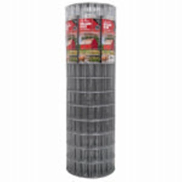 Galvanized Welded Wire Mesh Fence, 14-gauge, 4' X 100' Roll
