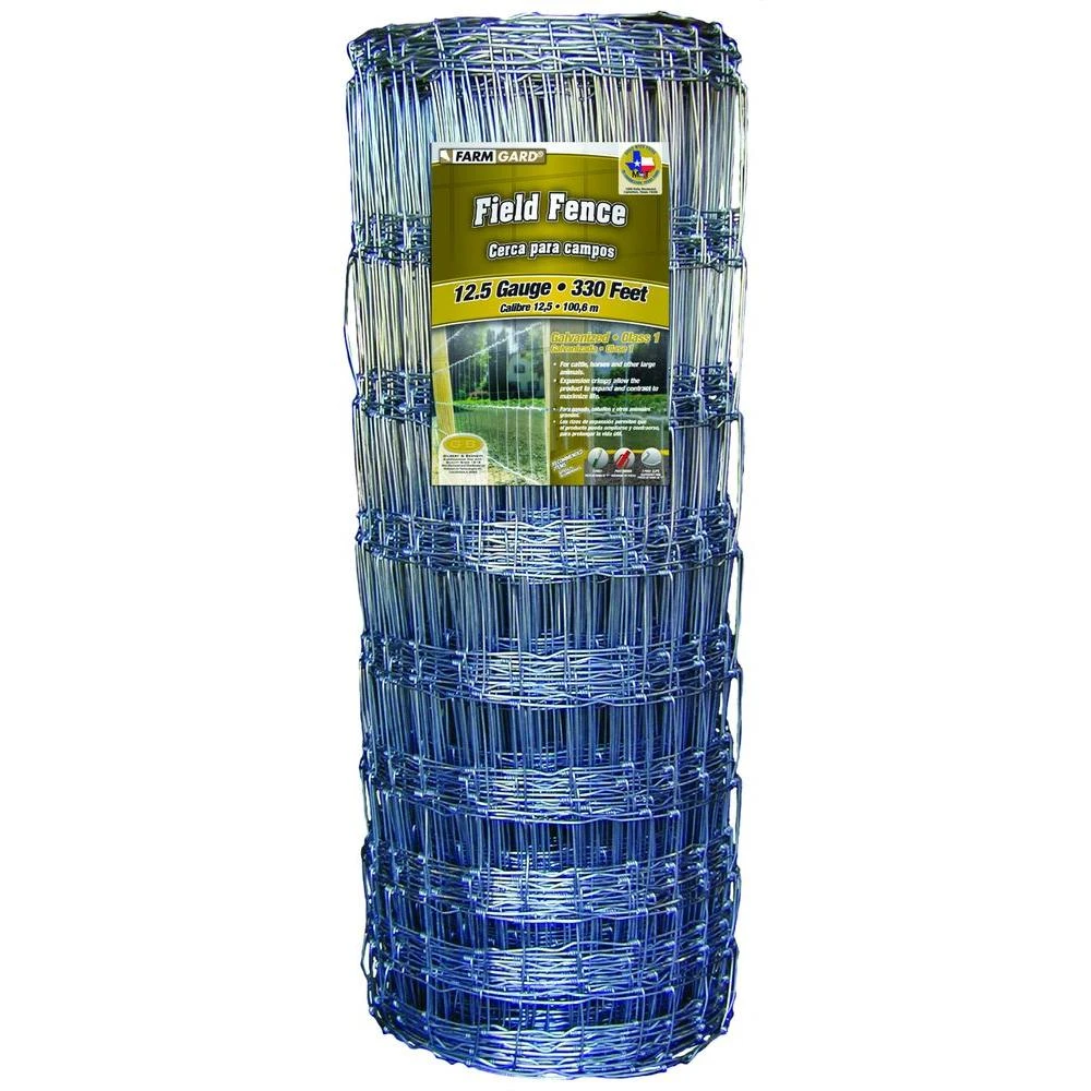 Field Fence 9 Wire 12 and a Half Gauge 39 Inch by 330 Foot Roll
