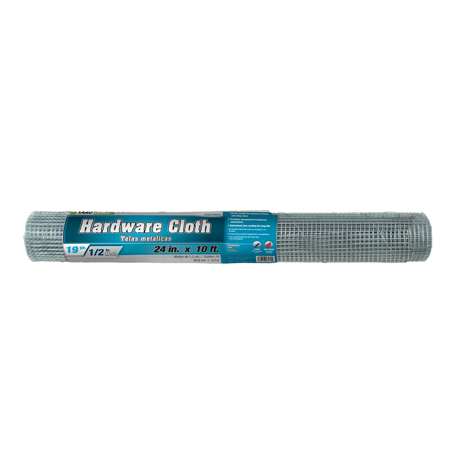 24 In. H X 120 Ft. L Galvanized Steel Hardware Cloth 1/2 In. Mesh