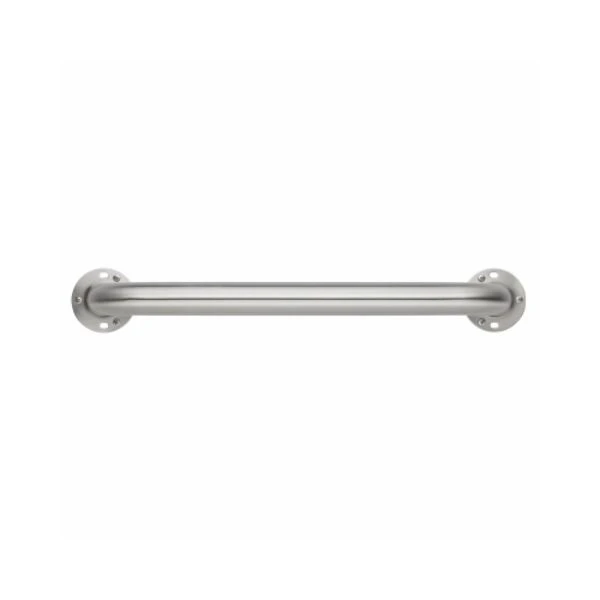 36 In. Grab Bar, 1.25 In. Diameter, Concealed Screws, Stainless Steel