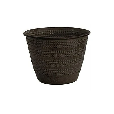6 BLK COBBLEST PLANTER