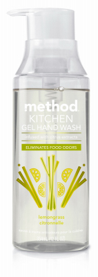 Lemongrass Scent Gel Hand Wash 12 Ounce Bottle