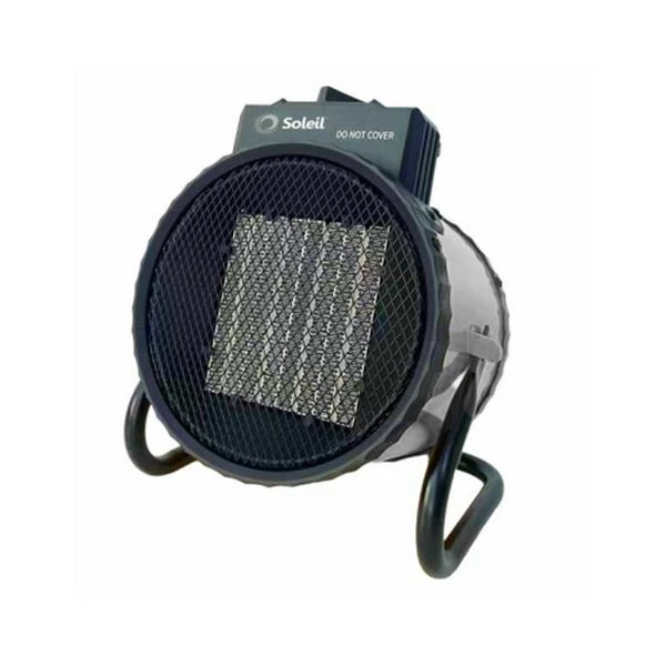 Portable Ceramic Heater, Thermostat, 3 Settings