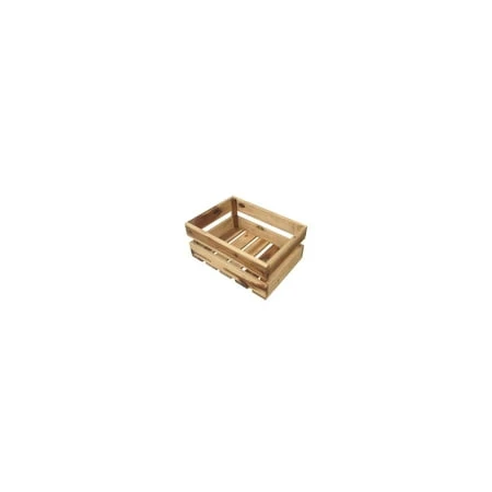 Crate-Style Wood Planter, 20.5 x 10.25-In.