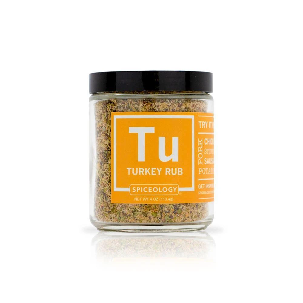 Turkey Barbecue Rub Seasoning, 4 Ounce Bottle
