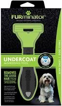 Furminator Dog Undercoat Deshedding Tool, Long Hair, Small