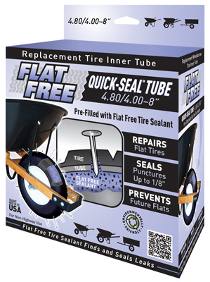 8 Inch Wheelbarrow Tire With Smart Tube Technology And Sealant