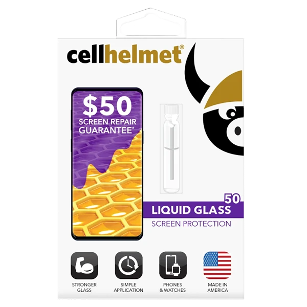 Liquid Glass 50 Cell Phone Screen Protector, 0.02 Oz Vial - Nano Liquid Technology