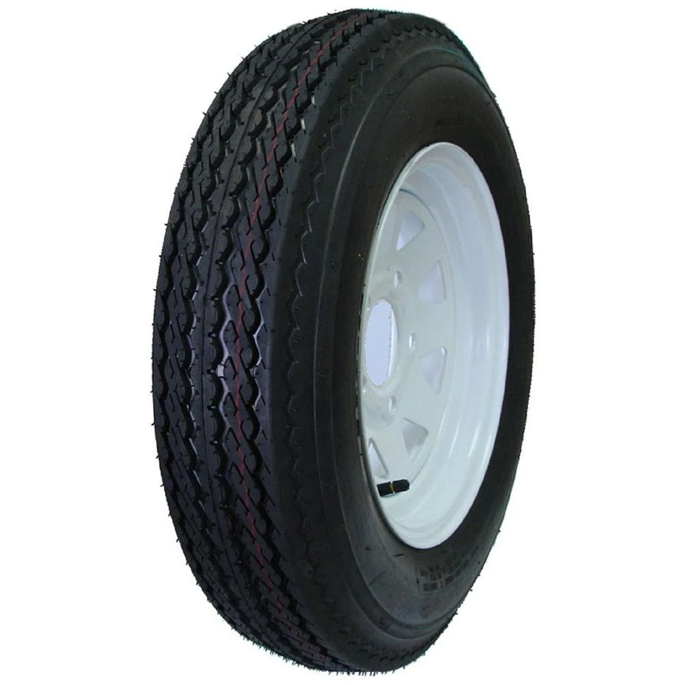 Tire and Wheel Assembly, Six-Ply Rating, Five-Hole, Size 5.30 by 12 Inches