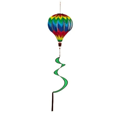 Tie Dye Chevron Balloon Spinner Wind Catcher For Outdoor Decor