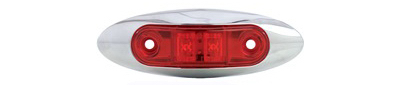 Red LED Trailer Marker Light, 2.75 Inches by 0.75 Inches, Durable and Weather Resistant